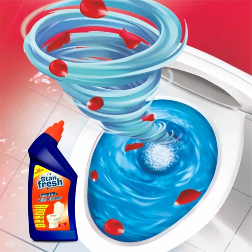 STANFRESH TOILET CLEANER ROSE 500 ML (PACK OF 2) - Image 2