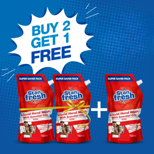 Stanfresh Hand Wash 750ml Super Saver pack ( Buy 2 Get 1) - Image 3