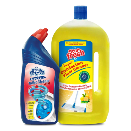 BUY STANFRESH SUPER DISINFECTANTFC LEMON 1LTR & GET FREE TOILET CLEANER WORTH OF RS 149 (Copy)